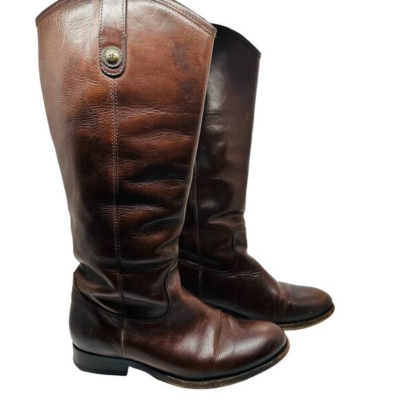 FRYE AND CO. Other - Vintage Frye Melissa Button Cognac Tall Riding Boots size  7
